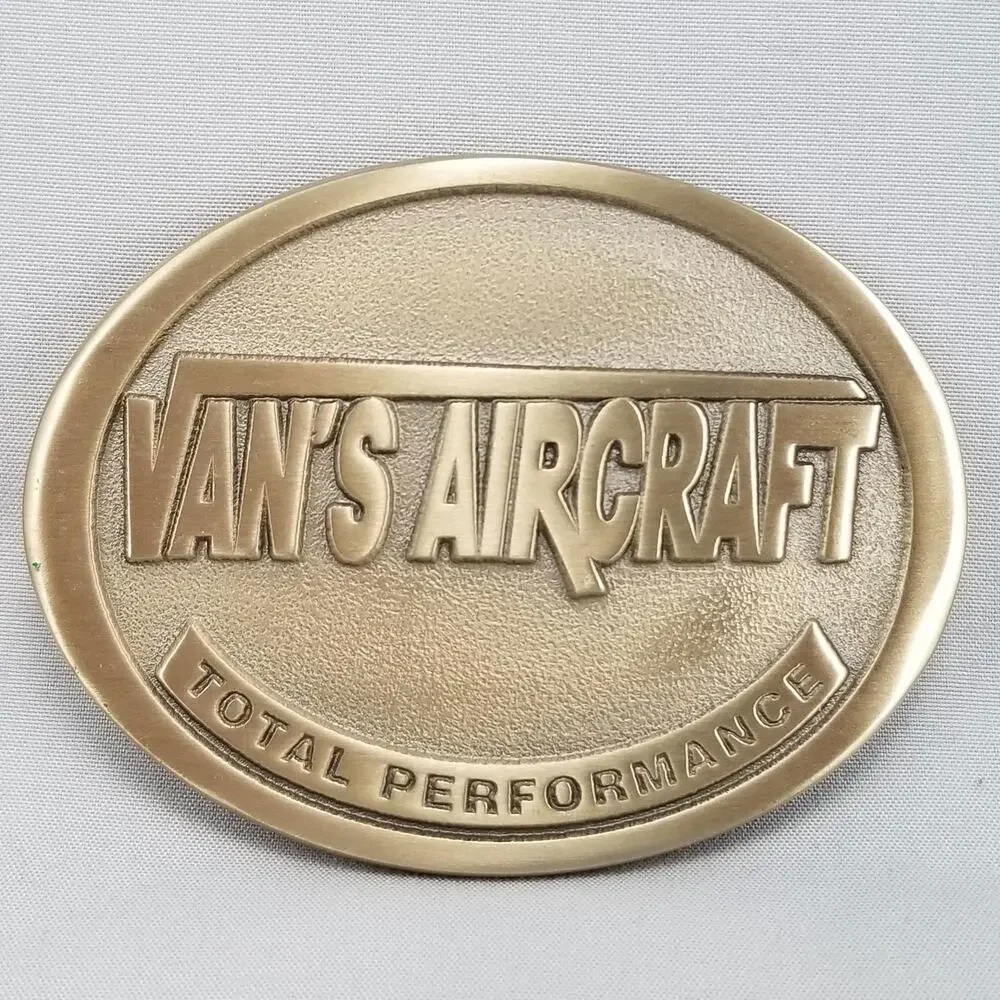 Vintage Belt Buckle‎ Van's Aircraft Sportplane STOL Aerobatic Transportation USA